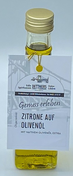 Zitrone auf Olivenöl